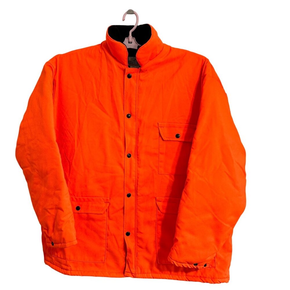 Red Head Blaze Insulated Hunting Coat Snap Button & Zip SZ XXL Tall Made in USA